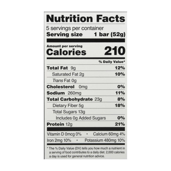 RxBar Chocolate Sea Salt Protein Bar - 5 x 1.83oz (Pack of 6)