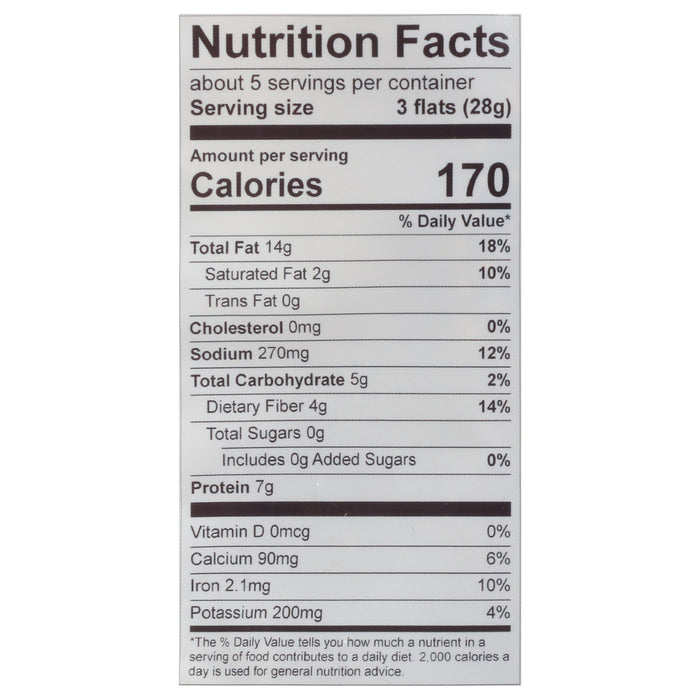 Ella's Flats All-Seed Everything Crackers - 4.8 Oz (Case of 6)