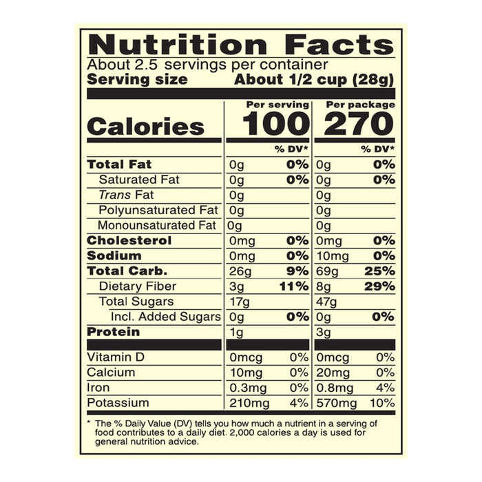 Bare Fruit Cinnamon Banana Chips - 2.7 Oz Pack of 12