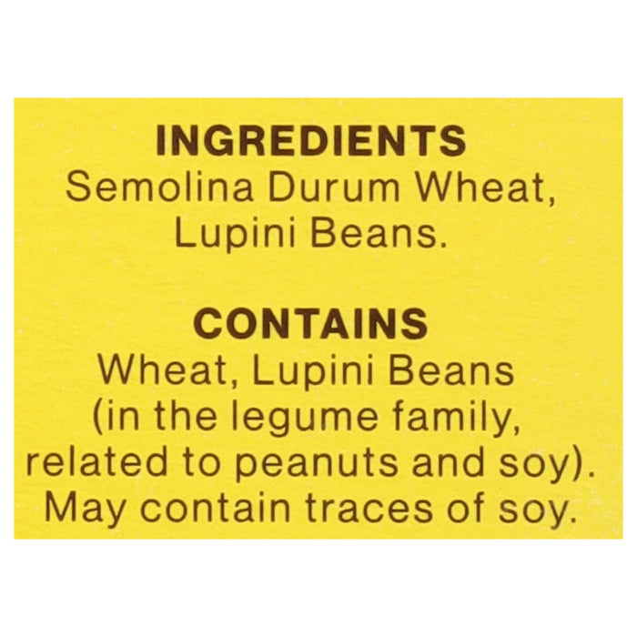 Brami Pasta Semo Lupini Crispy Macaroni - Case of 8 (8 x 12 oz.)