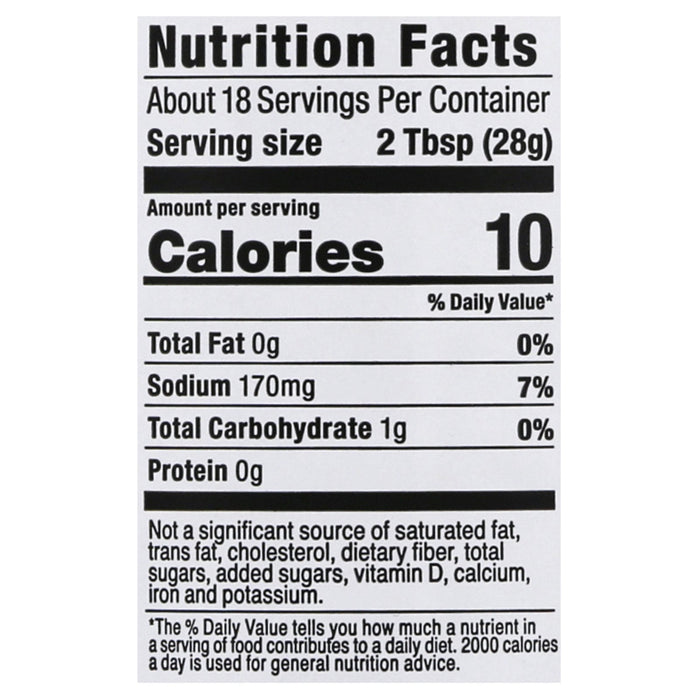 G Hughes Sugar Free Carolina Style BBQ Sauce - Pack of 6 - 17 oz Bottles