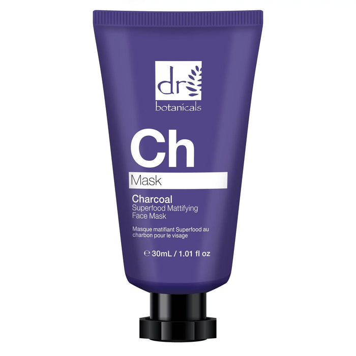 Doctor Botanicals Charcoal Detoxifying Face Mask, 1.01 Fl Oz