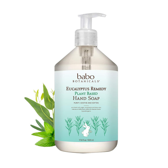 Babo Botanicals Eucalyptus Remedy Hand Soap - 17.6 oz