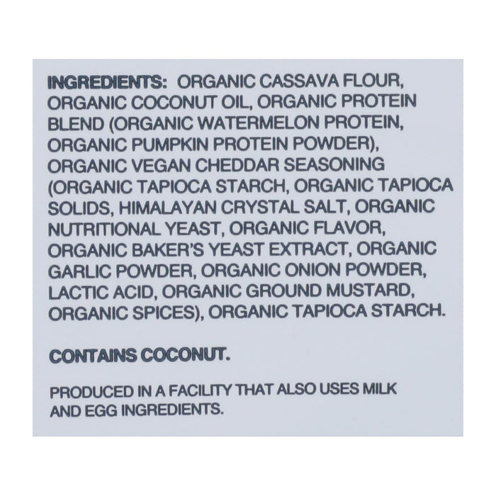 Lesser Evil Little Puffs Organic Non-Dairy White Cheddar Snacks, Pack of 5, 2.5oz Each