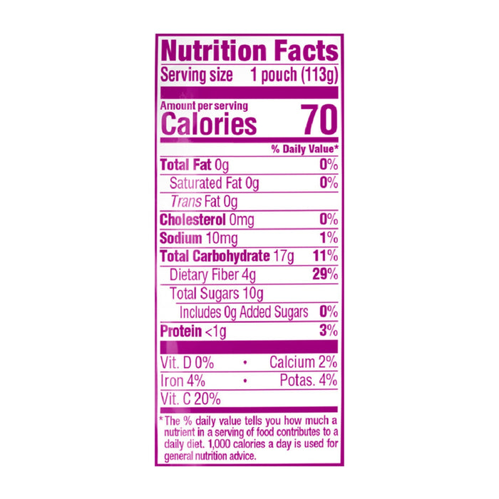 Happy Tot Sprouted Beluga Organic Baby Food Pear Beet Black Case 16 (4 Ounce)