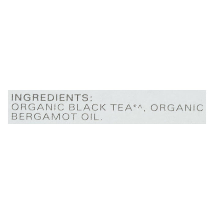 Tazo Organic Black Earl Grey Tea - 16-Count Tea Bags (Case of 6)