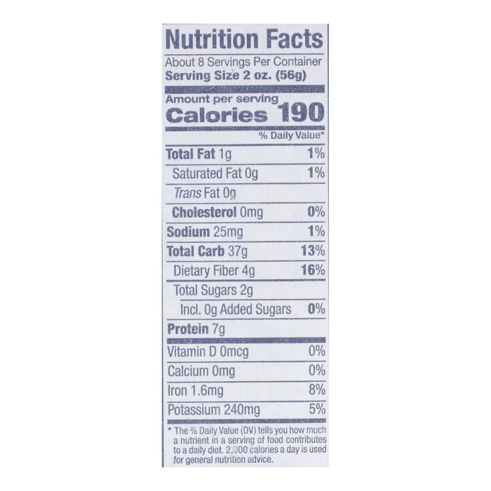 Delallo Organic Whole Wheat Number 65 Orzo Pasta, 16 oz.  (Case of 12)