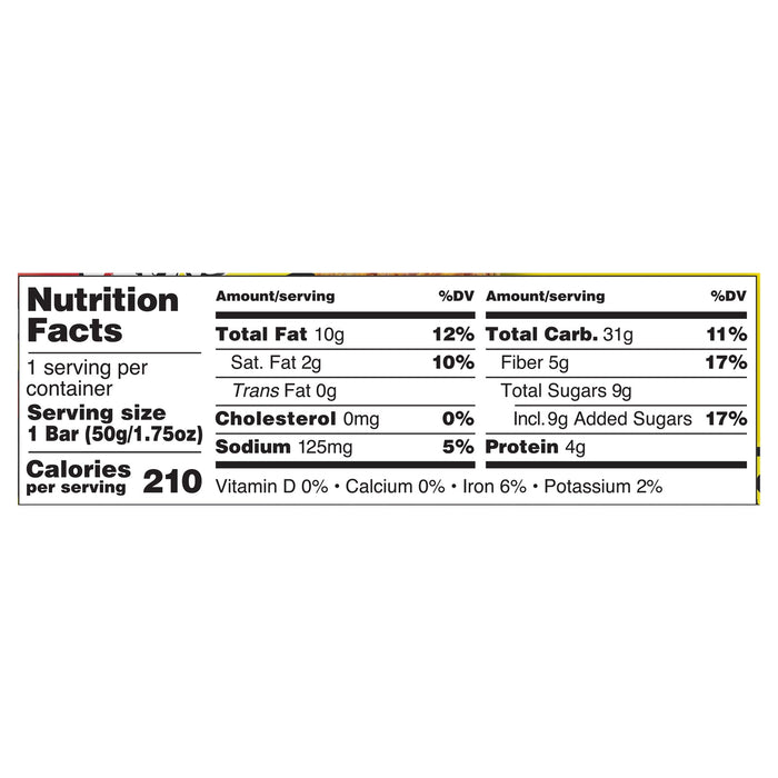 Dave's Killer Bread Bar Organic Oat-rageous Honey Almond - 12 Pack - 1.75 Oz Each