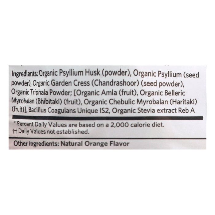 Organic India Psyllium Husk Prebiotic/Probiotic Enhanced with Orange Peel - 10 oz