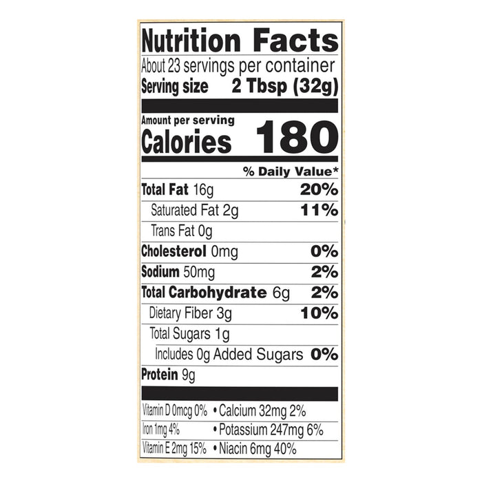 Santa Cruz Organic Dark Roast Creamy Peanut Butter - 26 oz, Case of 6