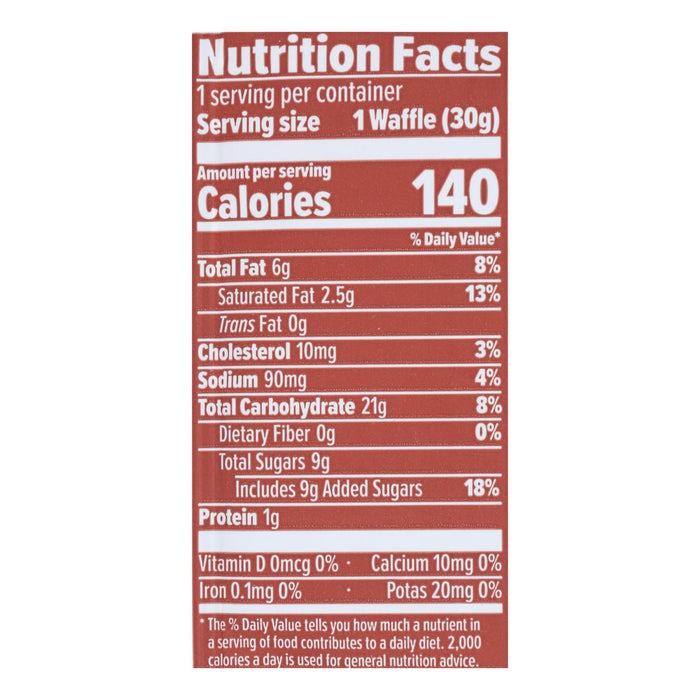 Honey Stinger Organic Gluten-Free Cinnamon Waffle, 1.06 oz (Pack of 12)
