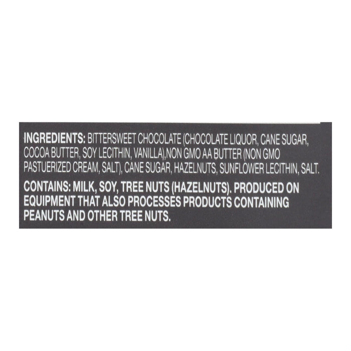 Endangered Species Natural Chocolate Bars - 72% Dark Chocolate With Hazelnut Toffee - 3 Oz Bars - Case Of 12