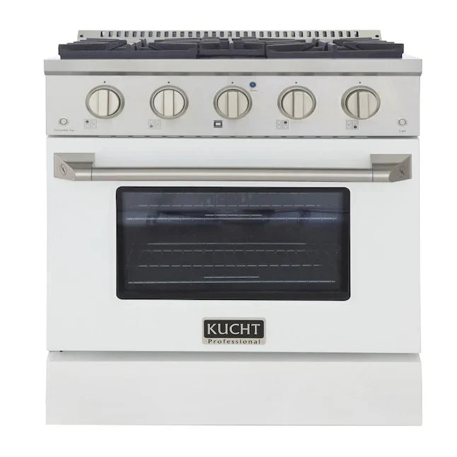Kucht 30” Pro-Style Kitchen Dual Fuel Range - KDF302/LP-W