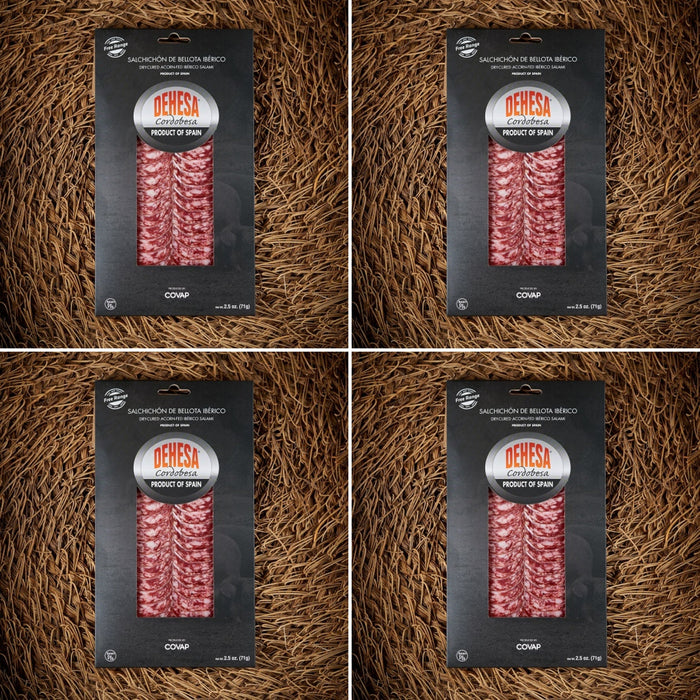 Dehesa Cordobesa® Chorizo and Salchichón de Bellota Ibérico 4 Pack