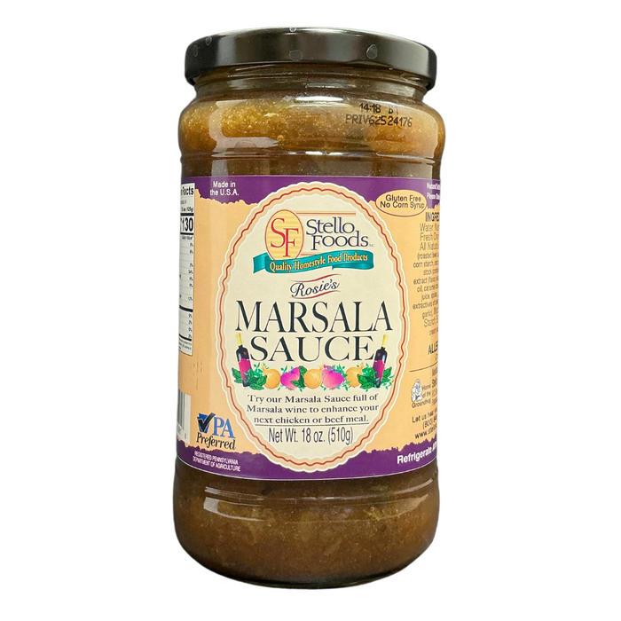 Stello Foods - Rosie's Marsala Sauce 18 oz