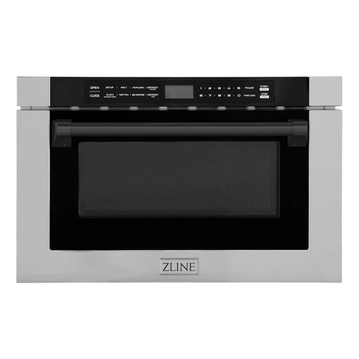 ZLINE 24" Microwave Drawer, Stainless Steel, Bronze MWDZ-1-H-MB