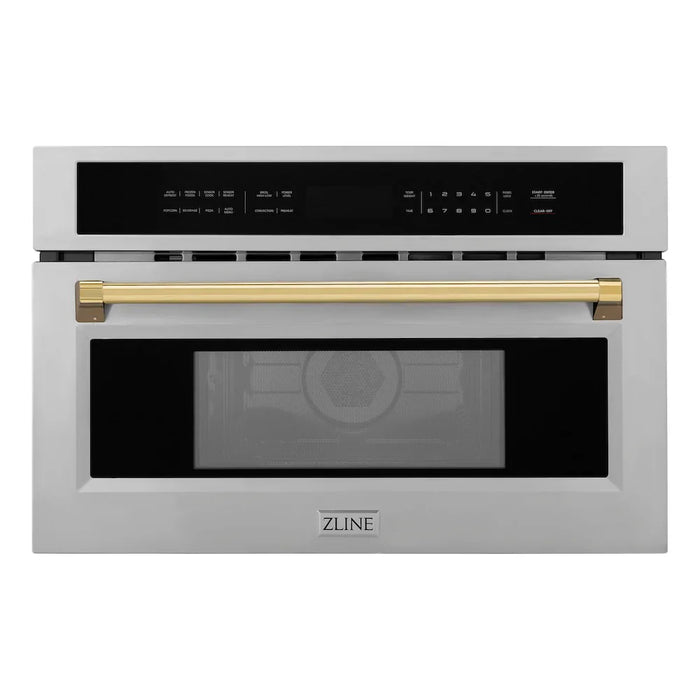 ZLINE 30” Convection Microwave, Stainless Steel, Gold MWOZ-30-G