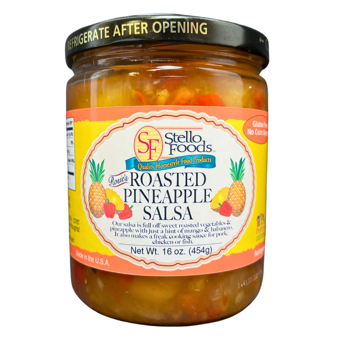 Stello Foods - Rosie's Roasted Pineapple Salsa 16 oz
