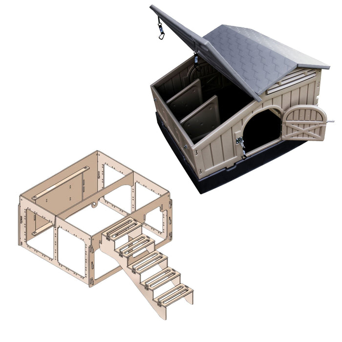 Standard Chicken Coop & Stand with Stairs