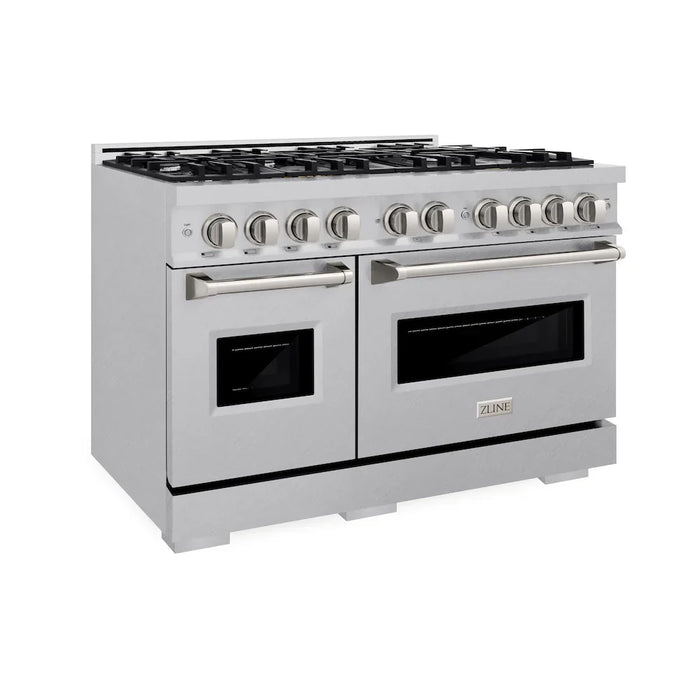 ZLINE 48" Classic Gas Range, Convection Gas Oven DuraSnow® Stainless Steel, CGRS-48