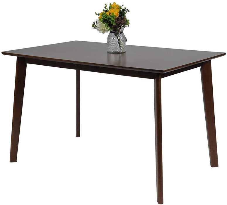 Rectangle 6-Person Wood Dining Tables for Kitchen Modern Home Furniture Espresso