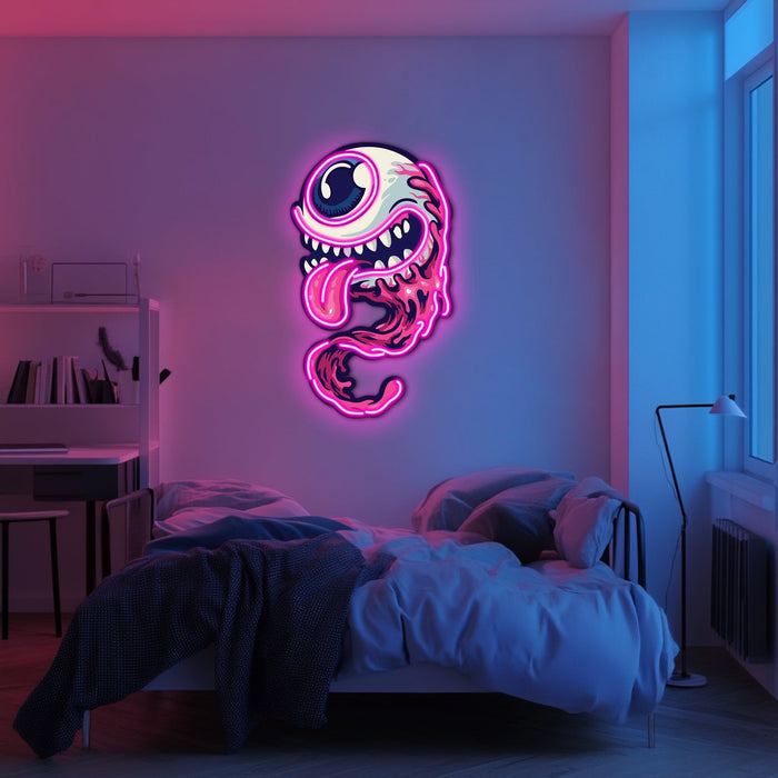 UV Printed Eye Neon Wall Art- LV0071
