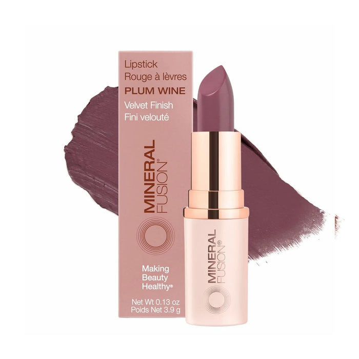 Mineral Fusion Lipstick - Plum Wine, 0.13 oz - Natural Hydrating Color