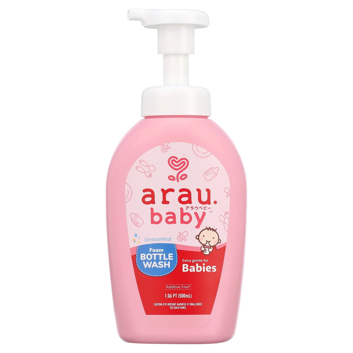 Arau.baby Bottle Wash, Unscented, 1.06 pt (Pack of 12) - Baby Bottle Soap