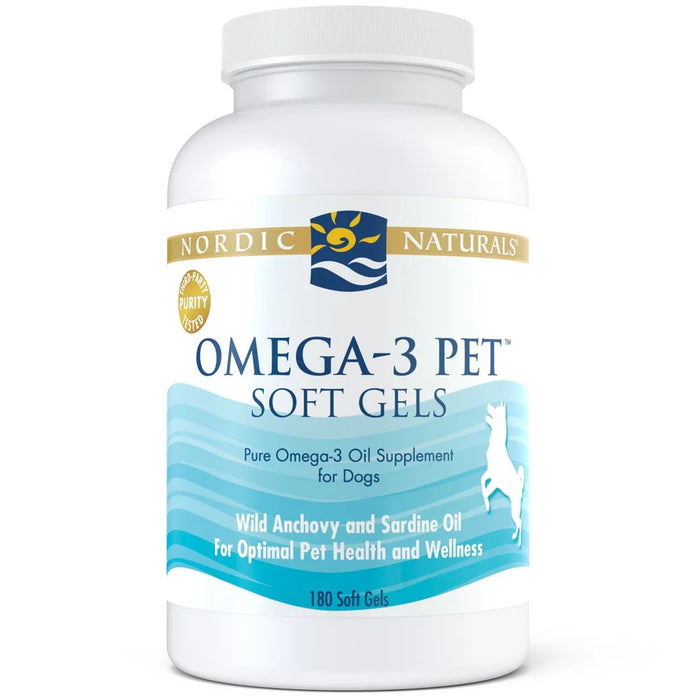 Nordic Naturals Dog Omega-3 Oil, 180 Count - Skin and Coat