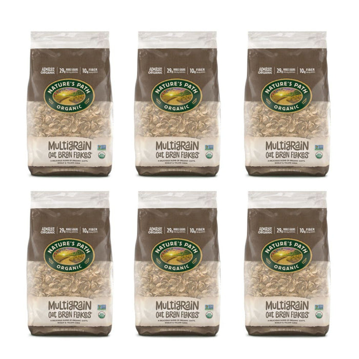 Nature's Path Organic Multigrain Oat-bran Cereal - Pack of 6 - 32 Oz.