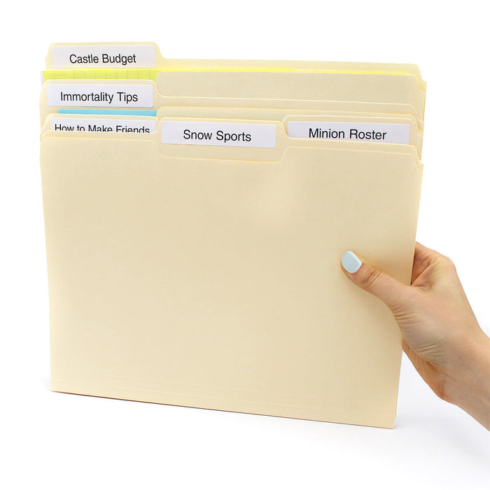 Rectangle Laser Labels - 2/3" x 3-7/16": 750/Pack, 25 Sheets