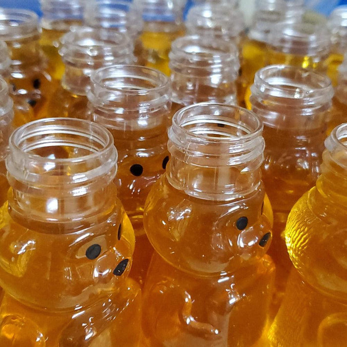 2 oz Plastic Mini Flat Panel Honey Bears