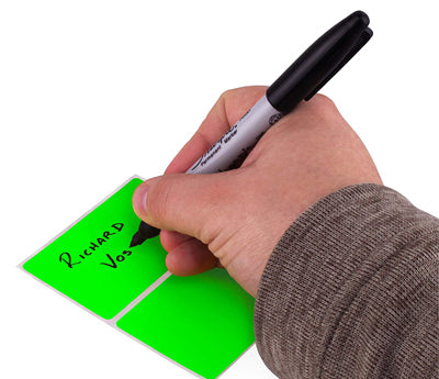 2" x 3" Color-Code Rectangle Labels: 250/Roll