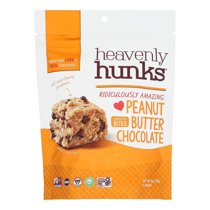 Heavenly Hunks Peanut Butter Chocolate Chip Cookies, 6 oz Pack of 6