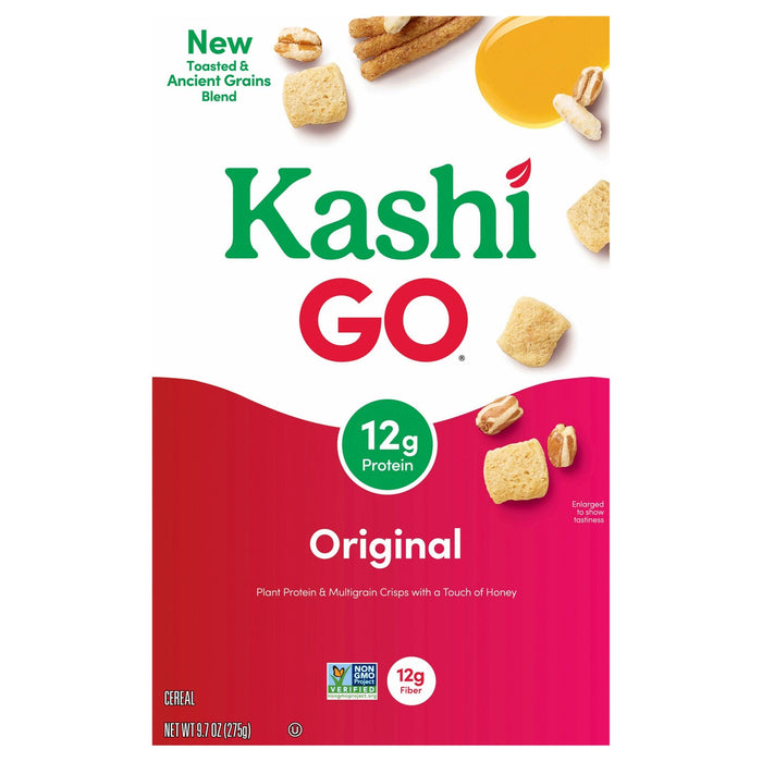 Kashi GO Cereal: High Protein, Plant-Based, 8-9.7 Oz