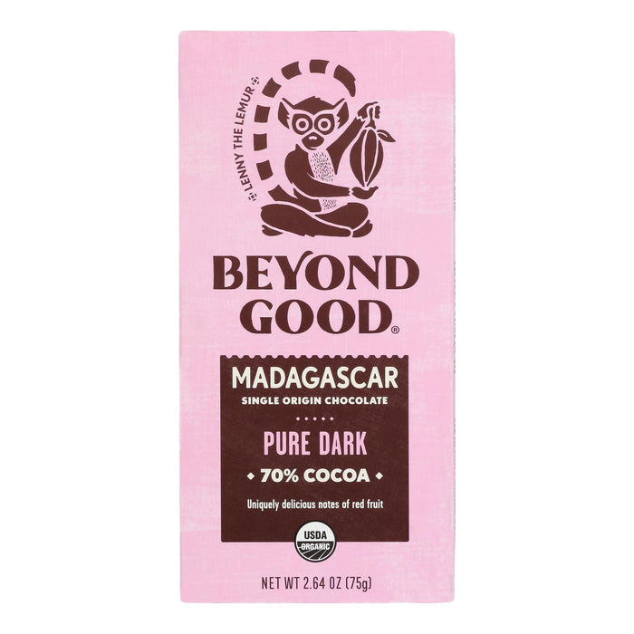 Madecasse 70% Dark Chocolate Bar - Pack of 12 (2.64 Oz Each) - Pure, Premium Cocoa