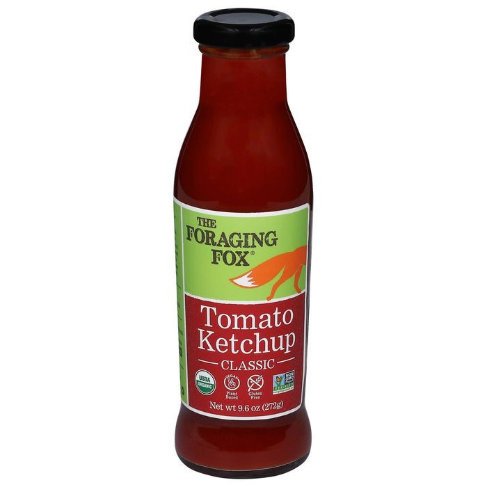 The Foraging Fox Classic Ketchup - 6 x 9.6 Oz - Gourmet Tomato Condiment