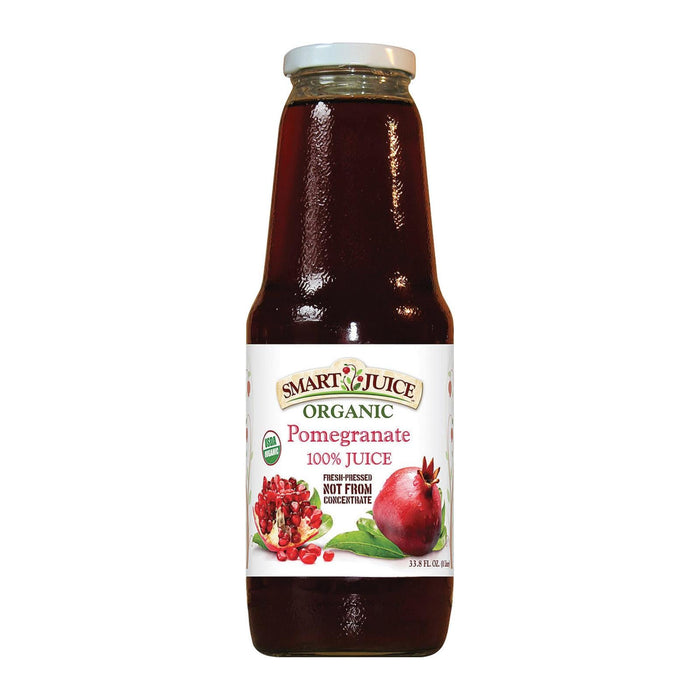 Smart Juice Organic Pomegranate Juice - 33.8 Fl Oz (Pack of 6)