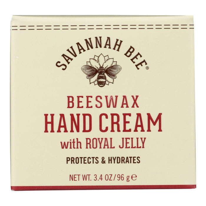Savannah Bee Hand Cream - Beeswax - (Pack of 6) - 3.4 Fl Oz - Natural Moisturizing