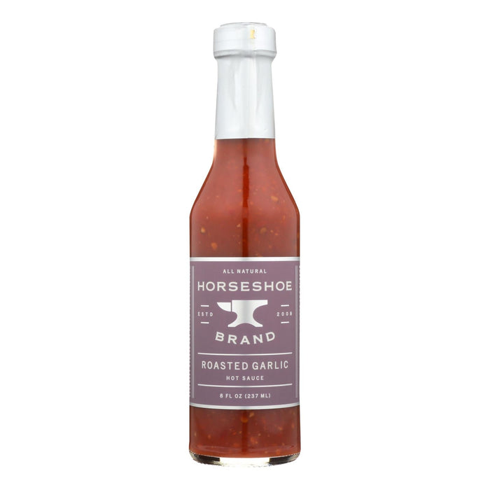 Horseshoe Brand Roasted Garlic Hot Sauce - 6 x 8 oz  - Case Pack