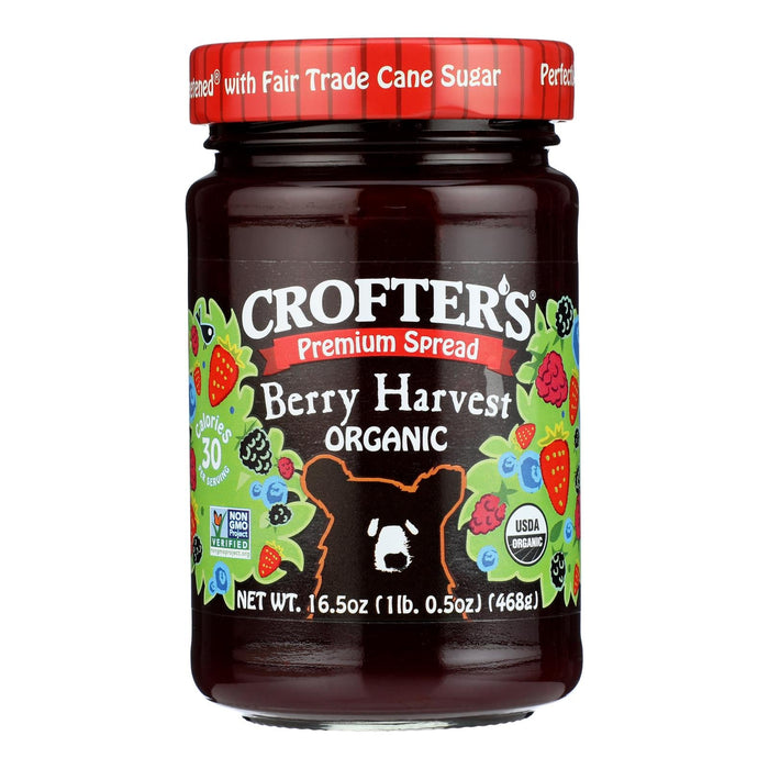Crofter's Organic Berry Harvest Fruit Spread - 16.5 Oz - Pack of 6