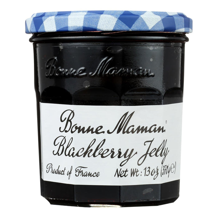 Bonne Maman Blackberry Jelly - 13 Oz - Pack of 6 - Gourmet Fruit Spread