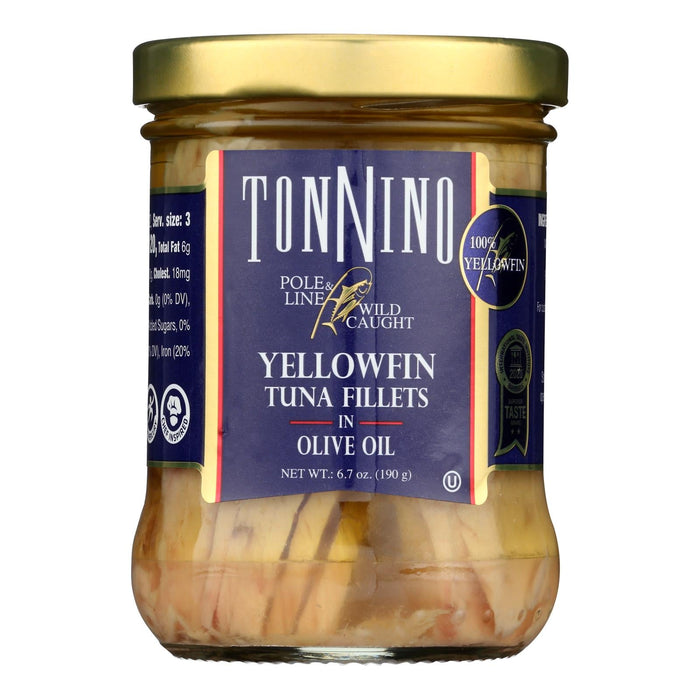 Tonnino Tuna in Olive Oil, 6.7 oz , (Pack of 6) - Premium Italian Tuna