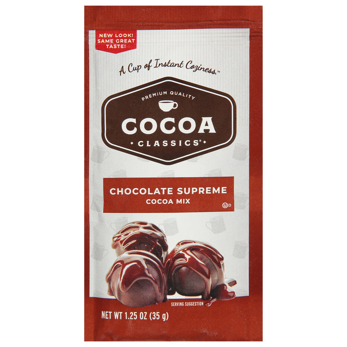 Cocoa Classics Choc Supreme Cocoa Packets - 1.25 oz, 12 Count Box