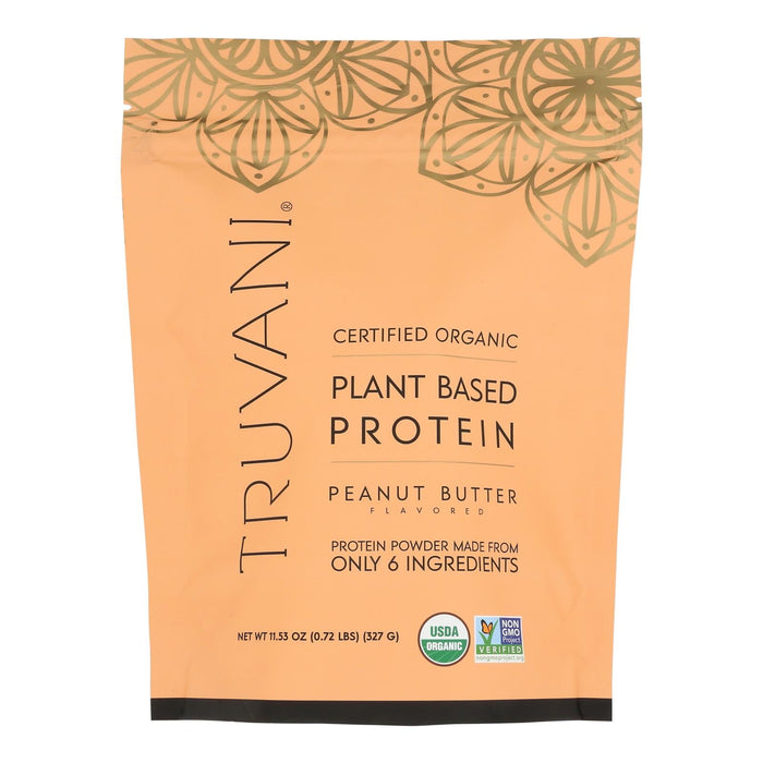 Truvani Organic Peanut Butter Protein Powder - 10 Servings
