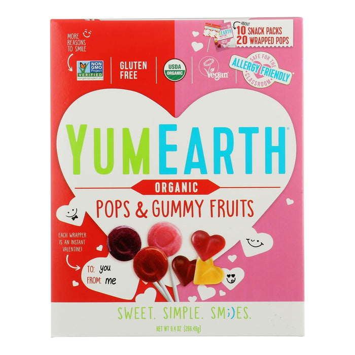 Yumearth Organic Valentine's Candy, Variety Pack, 9.4 Oz, 6 Count