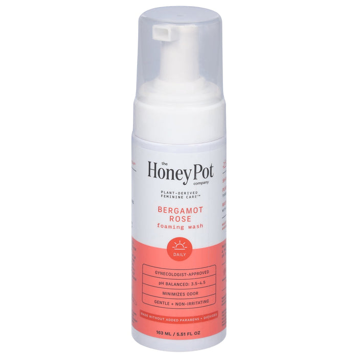The Honey Pot Bergamot Rose Feminine Wash - 5.51 fl oz - Gentle & Natural