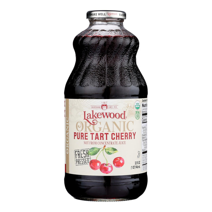 Lakewood Organic Tart Cherry Juice - 32 fl oz  - Pack of 6 - Antioxidant Rich