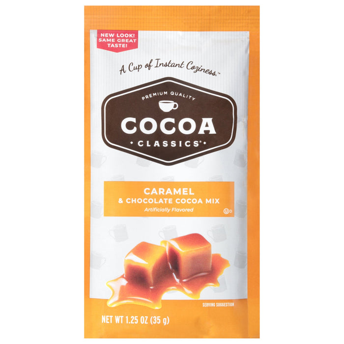 Cocoa Classics Choc Caramel Cocoa Packets - 1.25 Oz, 12 Count