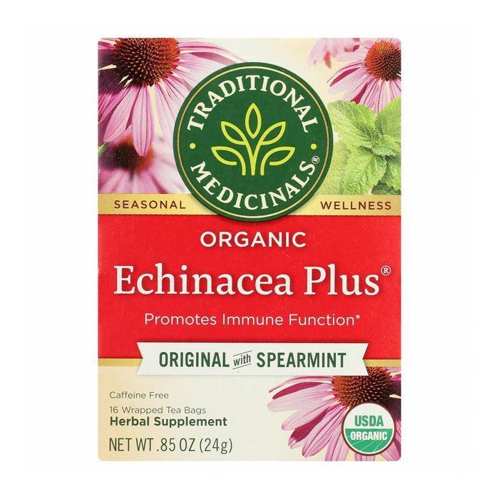 Traditional Medicinals Organic Echinacea Plus Caffeine Free Tea - 16 Bags